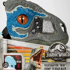 Velociraptor Blue Roar Mask